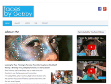 Tablet Screenshot of facesbygabby.com
